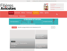 Tablet Screenshot of filieres-avicoles.com